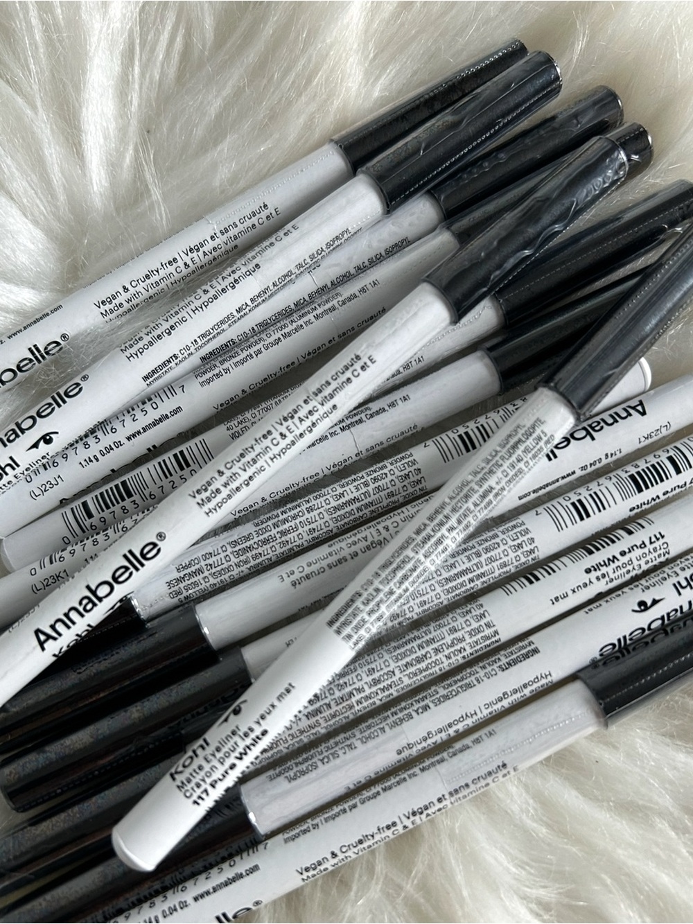 3/$15 Annabelle White Eyeliner Pencils